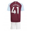 Aston Villa Jacob Ramsey #41 Hemmaställ Barn 2024-25 Korta ärmar (+ Korta byxor)